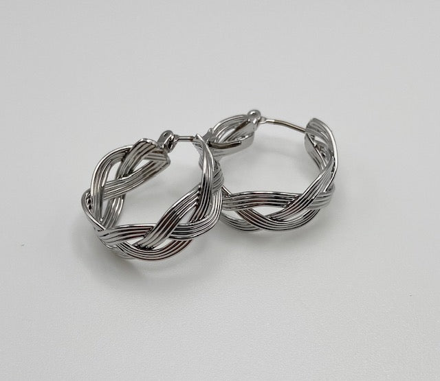 Hoop Braid Earrings