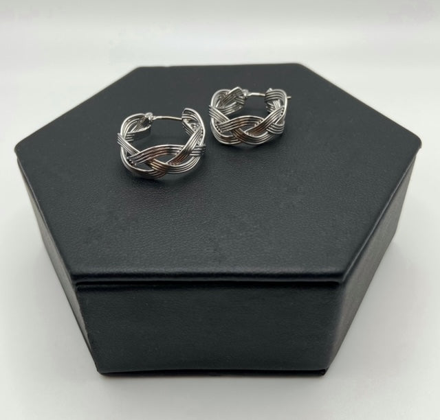Hoop Braid Earrings