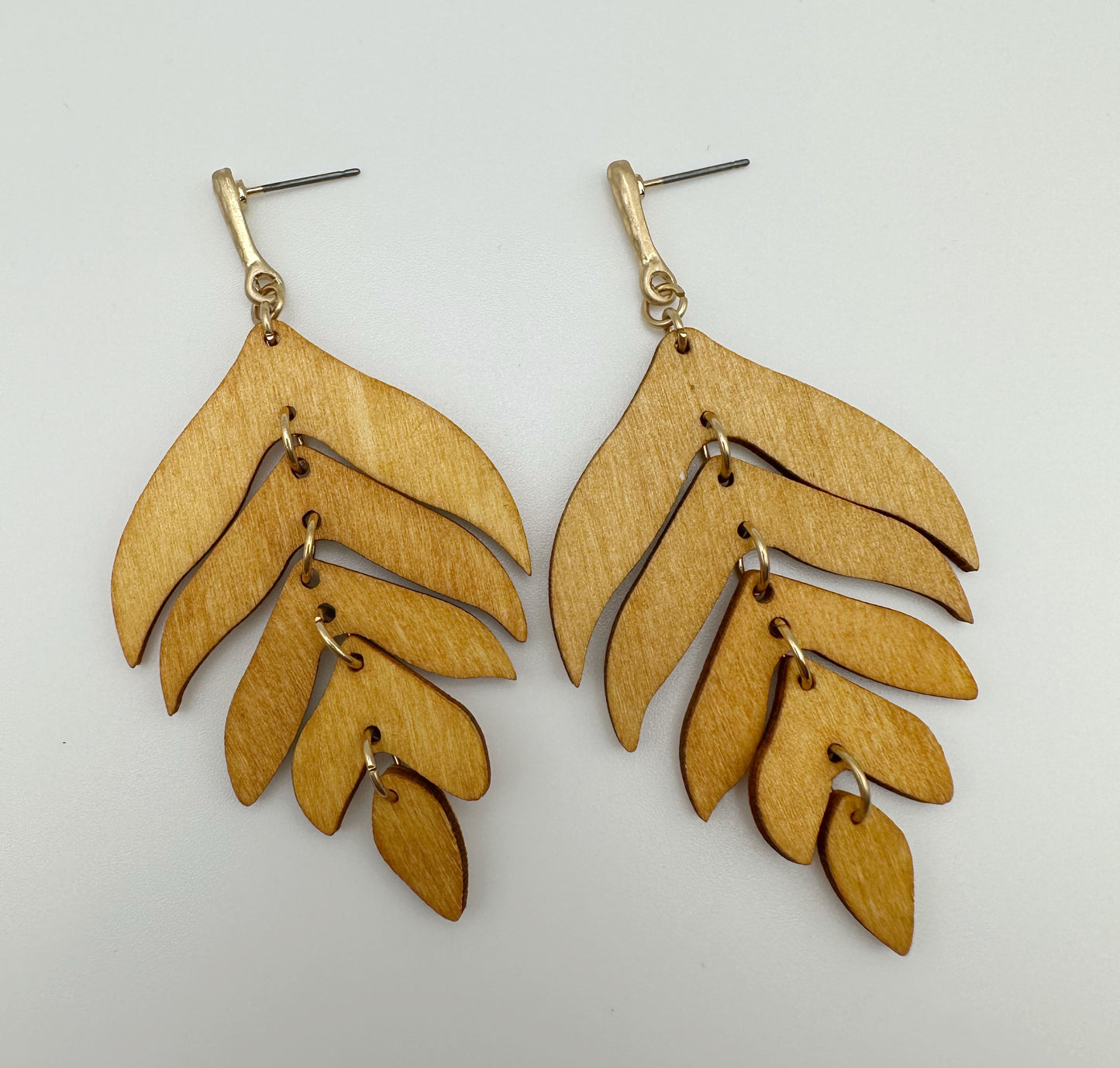 Leaf Earrings - 4 Colors