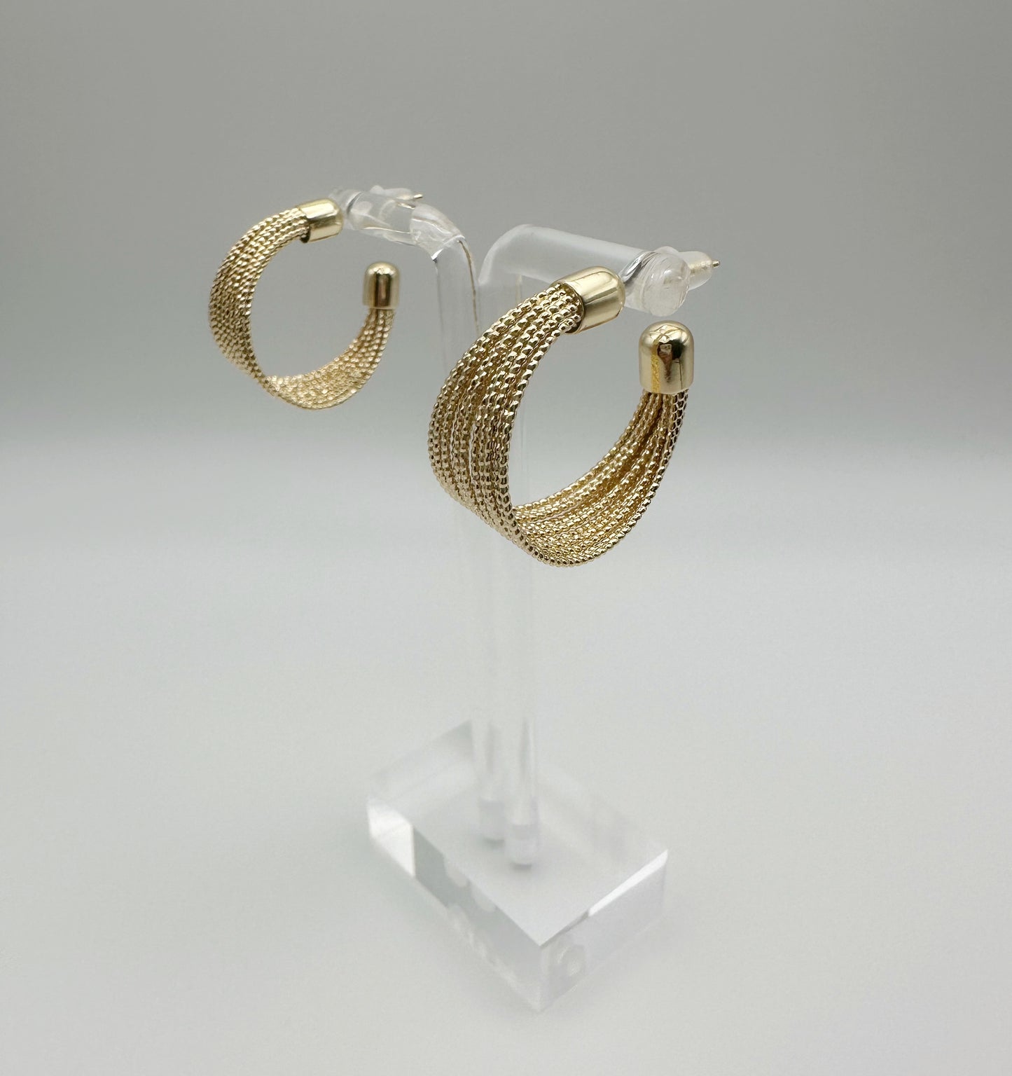 Hoop Line Earrings - Two Colors