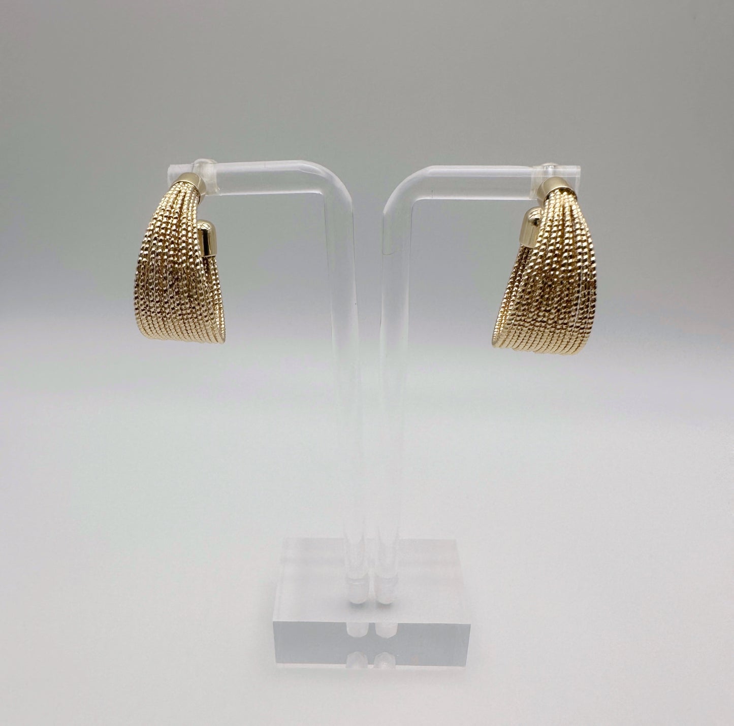 Hoop Line Earrings - Two Colors