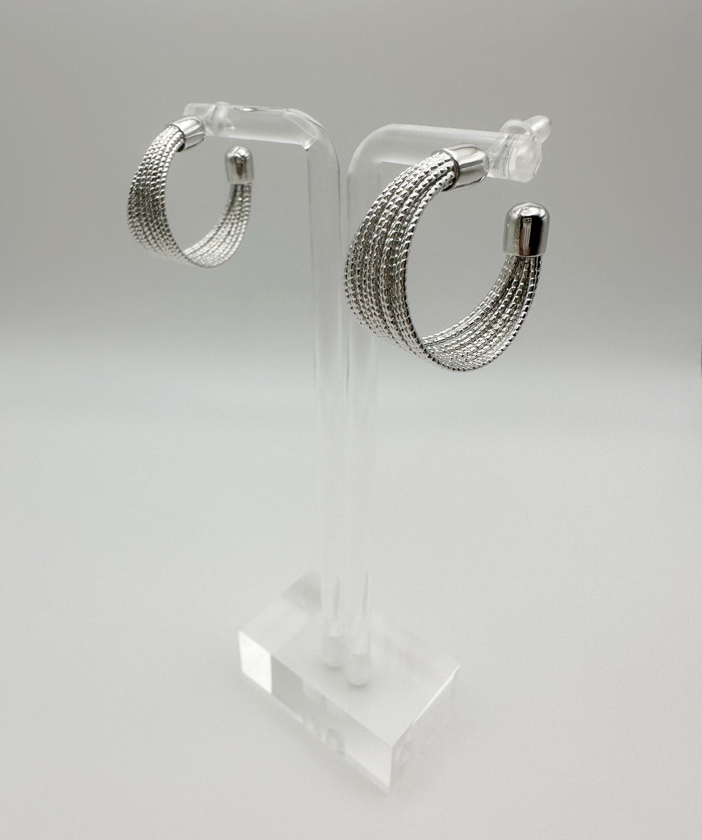 Hoop Line Earrings - Two Colors