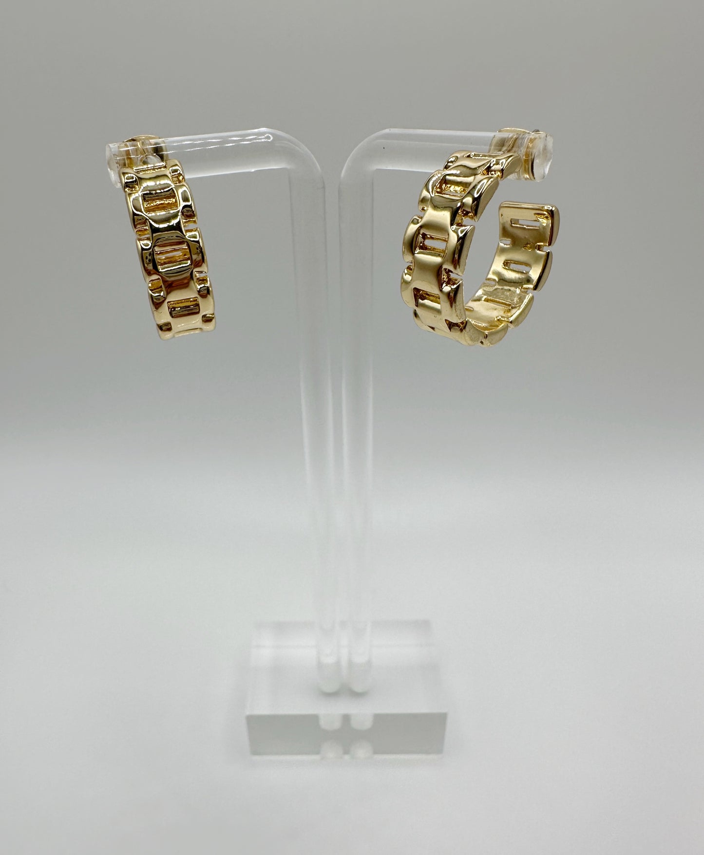 Chain Hoop Earrings