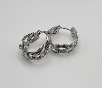 Hoop Braid Earrings